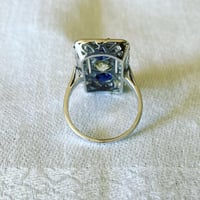 Image 3 of SAPPHIRE AND DIAMOND RING