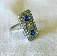 Image 2 of SAPPHIRE AND DIAMOND RING