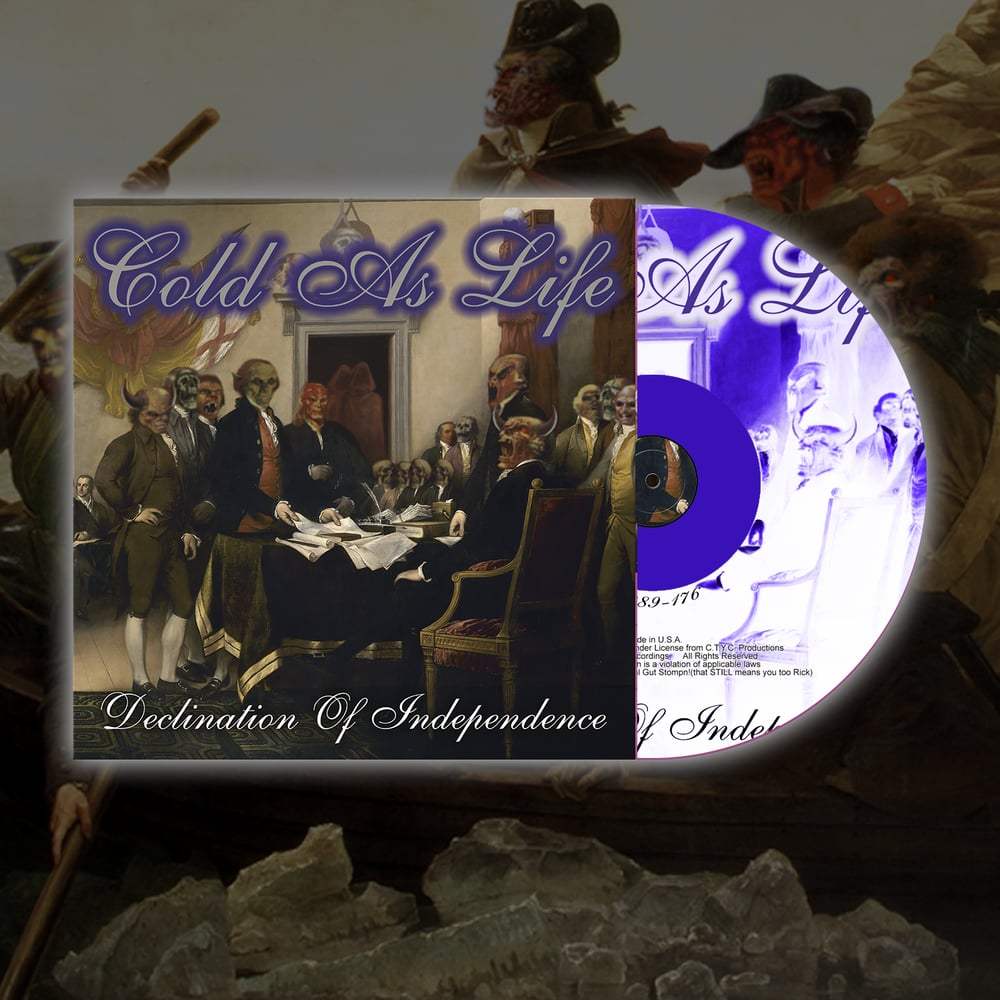 PREORDER: COLD AS LIFE 'Declination Of Independence (2023 MIX)' CD