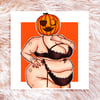 Pumpkin Girl Print