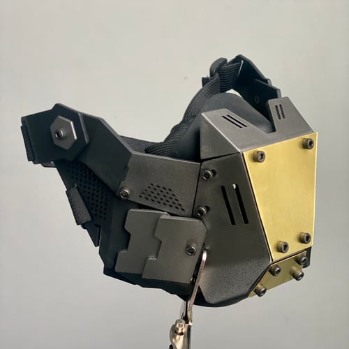 Image of Brass Tactical Half Mask • Boyd ⚙️ Designs