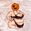 Pumpkin Girl Sticker