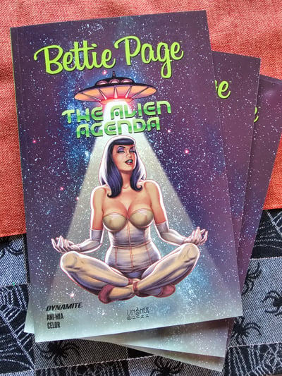 Image of Bettie Page: Alien Agenda TPB (TWO LEFT!)