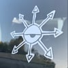 Chaos Eye sticker (vinyl die-cut)