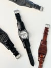 + HANDMADE CROC WATCH STRAP + (STRAP ONLY)