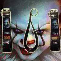 Image 1 of Penny Wise custom horror Keychain