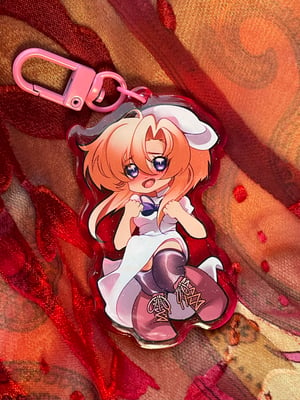 Image of Higurashi Rena Keychain  !