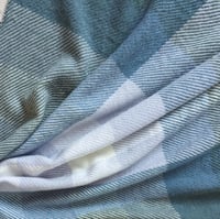 Image 3 of Handwoven Wool + Alpaca Blanket 'Misty Mountain #2'