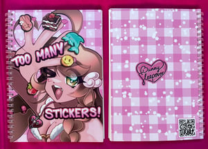 Image of ♡ Pink spiral sticker book ! 50 pages, A5 size ♡