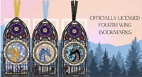 Fourth Wing bookmarks officially licensed