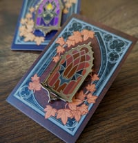 Image 2 of Enamel Window Pin - Bat