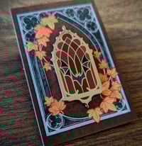 Image 1 of Enamel Window Pin - Bat