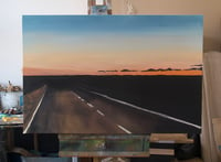Image 2 of Dawn (On the Road) - Unframed Original