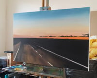 Image 3 of Dawn (On the Road) - Unframed Original
