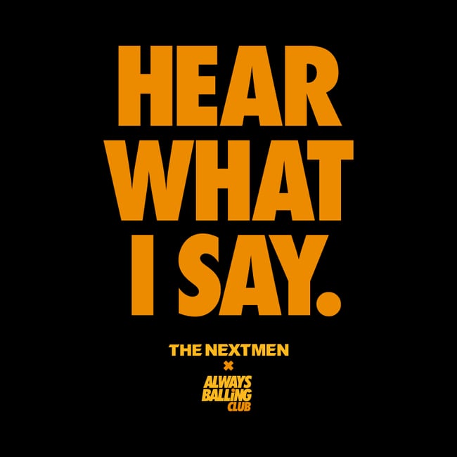 The Nextmen X ABC tee (limited) (reduced)