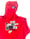 Image of read it all out loud hoodie in red 