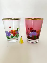 Image 1 of Pair of Vintage Handpainted Glasses