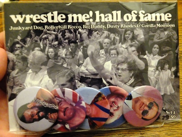 Image of The Wrestle Me! Hall Of Fame Badge Set - Set A