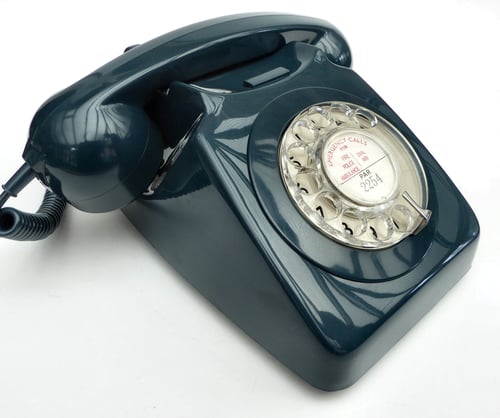 Image of VOIP Ready GPO 746 Dial Telephone - Concord Blue