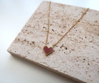 Image 2 of red heart necklace红桃心项链