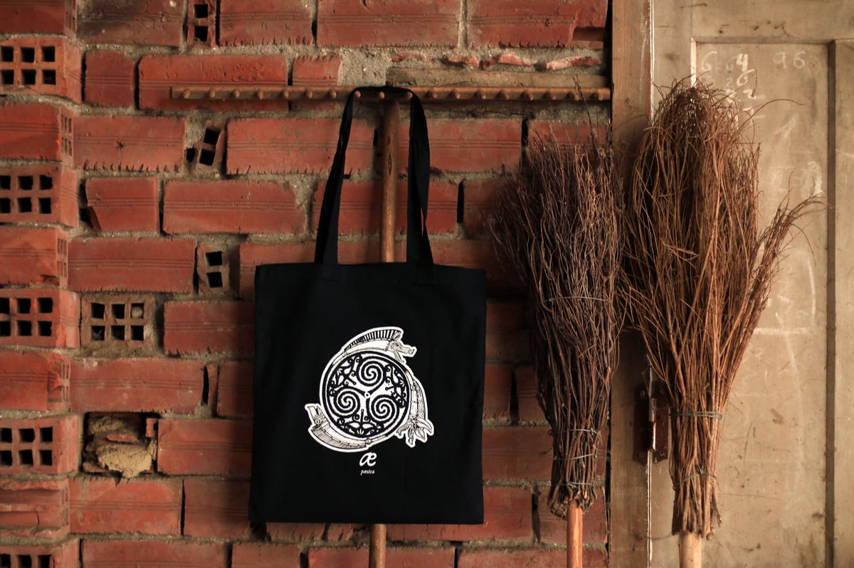 Image of ↟ Totebag  'Carnyx' ↟