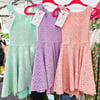 Lace-up Back Grow-with-me Dress