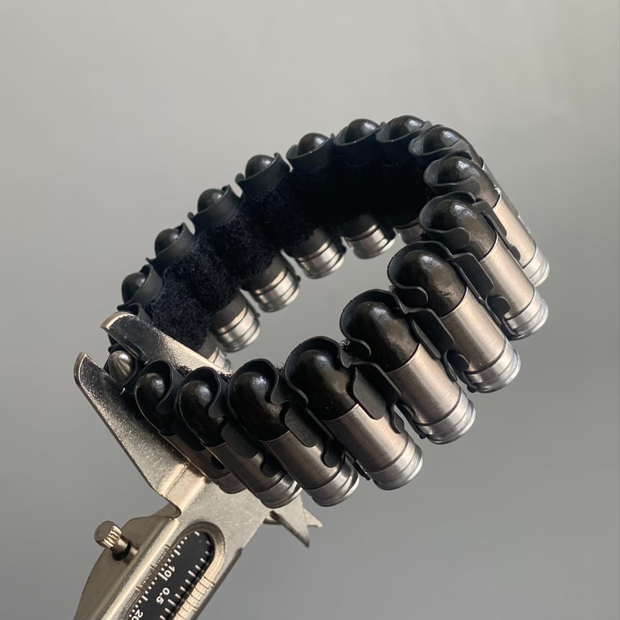 Image of J3BL - Coated Black  Bang Bullet Bracelet  2012  AWARD •  Boyd ⚙️ Designs