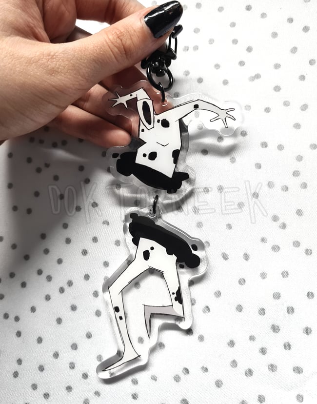 Villain 2-Part Acrylic Charm