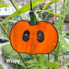Stained Glass Spooky Pumpkin