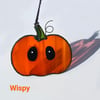 Stained Glass Spooky Pumpkin
