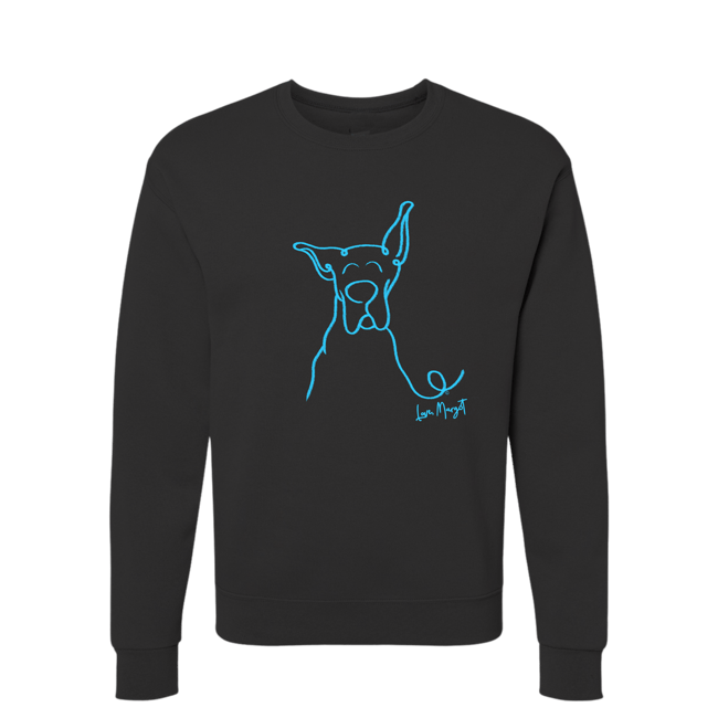 Neon Blue Pop: Revamp Your Style with Our Best-Selling Doodle Sketch in Vibrant Colors!