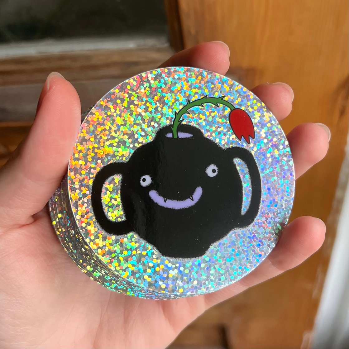 Image of vessel glitter sticker