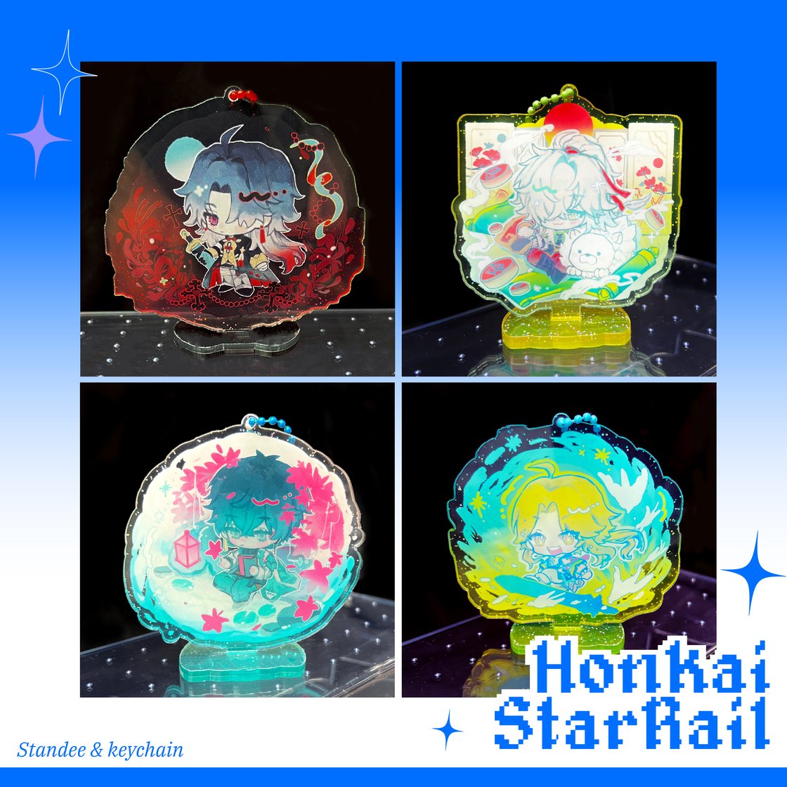 Image of [8cm] Honkai Star Rail Acrylic Charm+ Standee