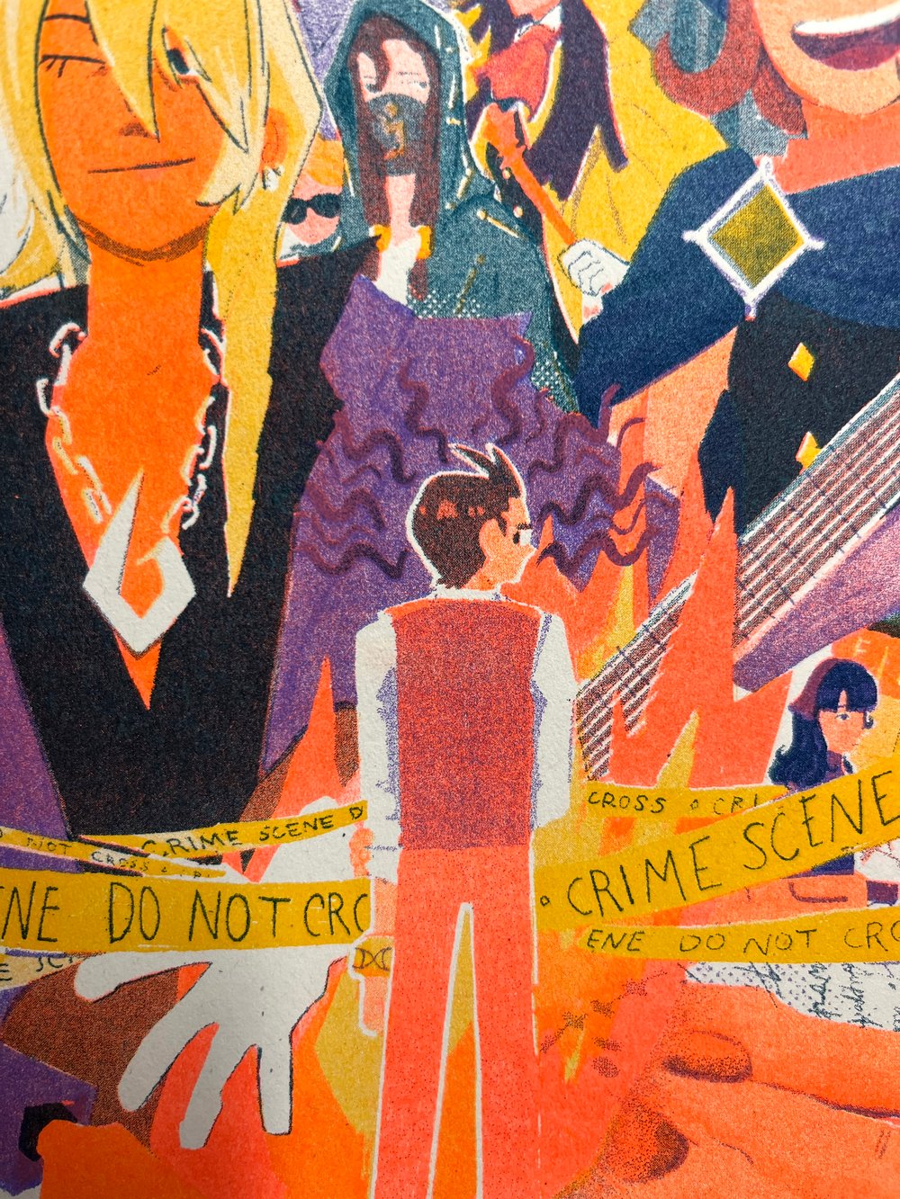 Image of AA4: Apollo Justice Risograph