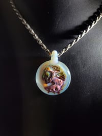 Image 1 of Bonsai tree pendant backed with dense ghost. (From my personal collection) 