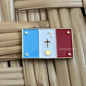 Image of YP Yaqui Flag Lapel Pin
