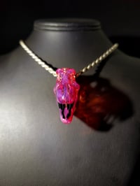 Image 4 of Karmaline Tyrannosaurus Rex skull pendant. 🦖💗