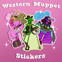 Western Muppet Stickers
