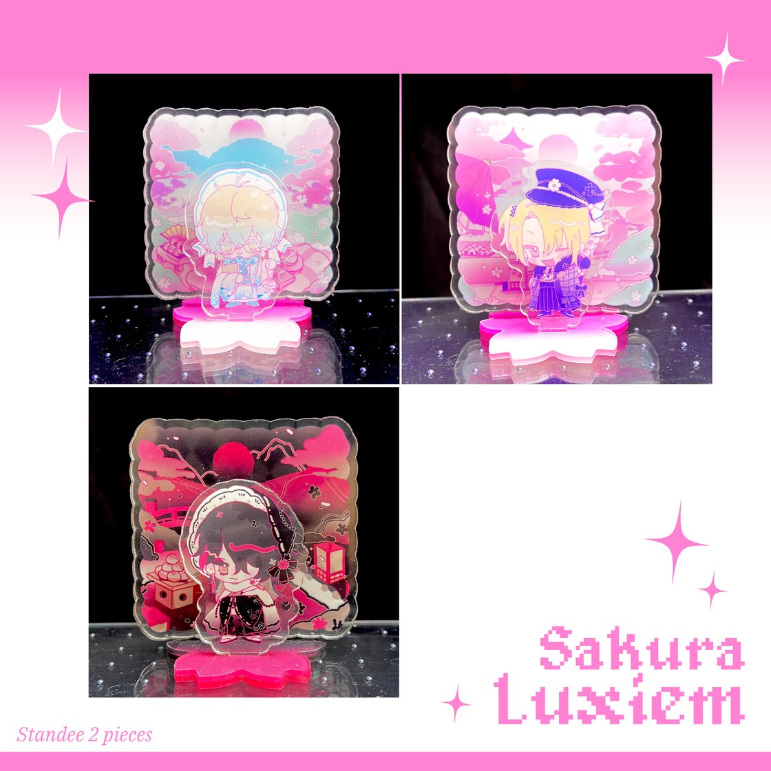 Image of [ 6cm + 8cm] Sakura Luxiem standees
