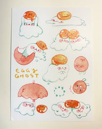 Eggy Ghost sticker 