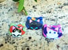 Witch Cats Buttons 2.25 inches