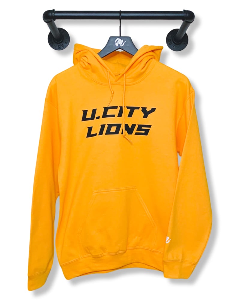 Image of U.City Lions Hoodie-Gold/Black