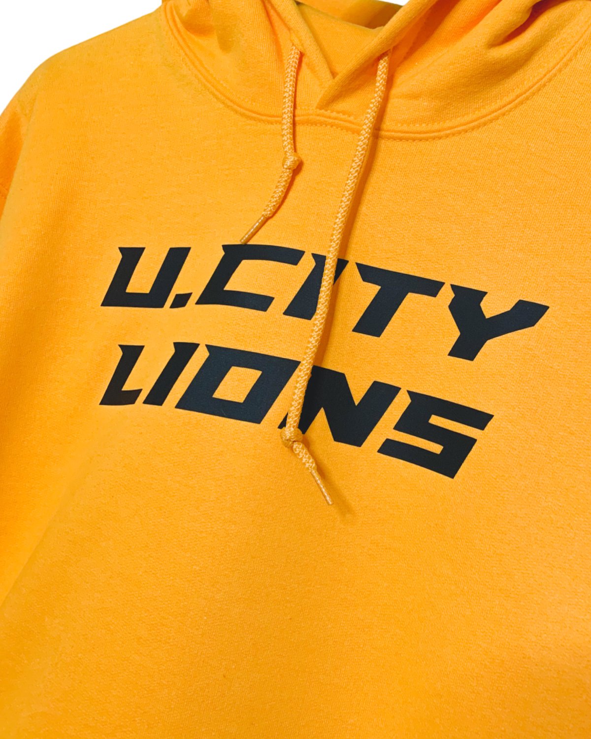 Image of U.City Lions Hoodie-Gold/Black