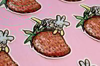 Strawberry Floof Sticker