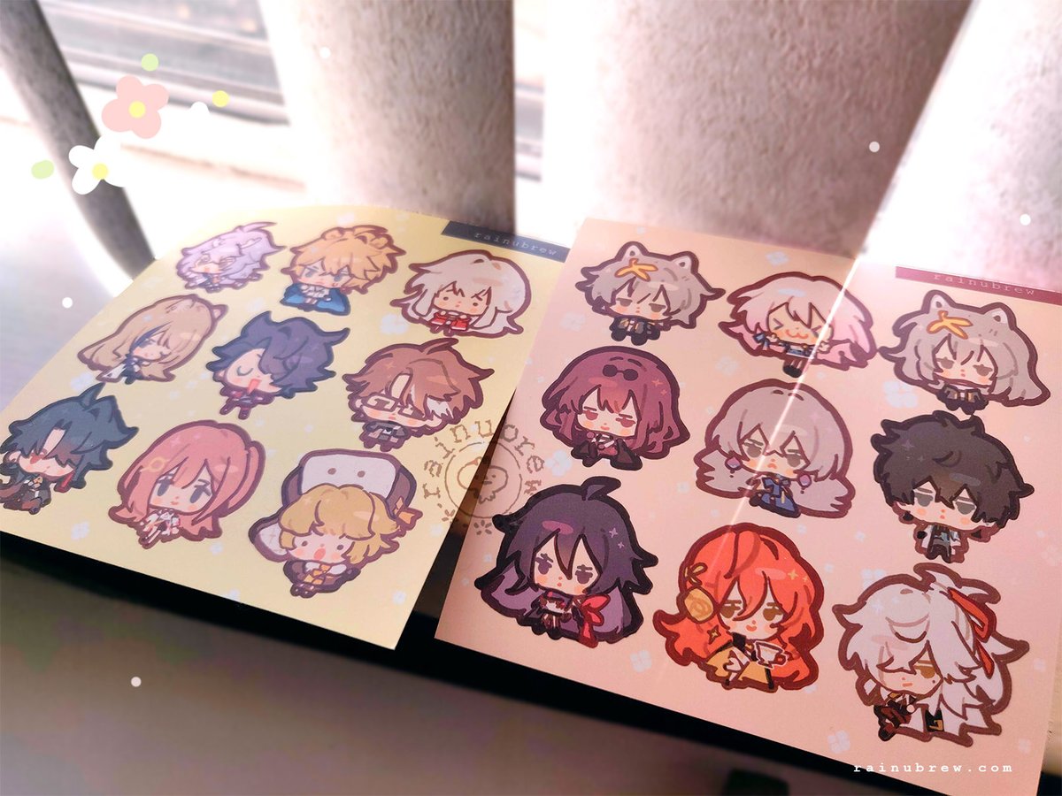 GACHA Star Rail Pass Dakimakura Vinyl Sticker