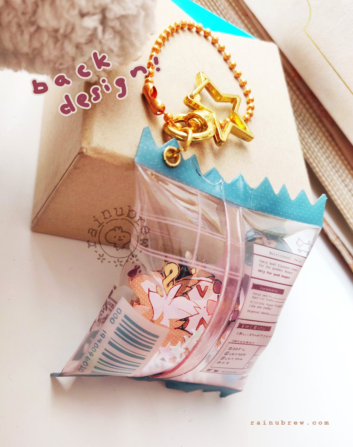 Image of Gorou (Genshin Impact) | Dog treats Candy bag charm