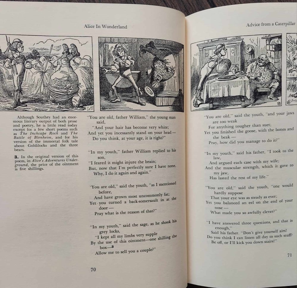 The Annotated Alice, by Lewis Carroll with notes by Martin Gardner