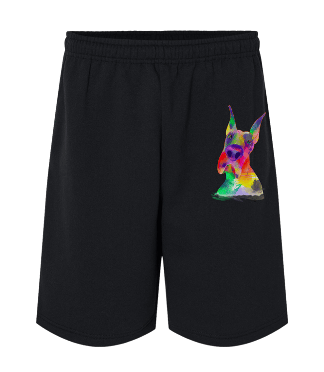 Artistic Great Dane Watercolor Shorts for the Ultimate Dane Lover