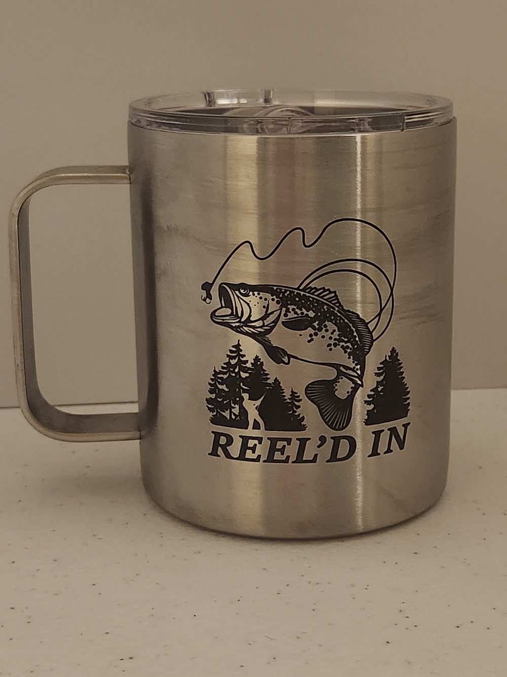 12 0z Stainless Coffee mugs