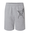 Great Dane Doodle Sketch Shorts